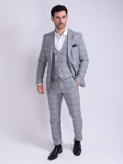 Soft Prince of Wales Check Trousers