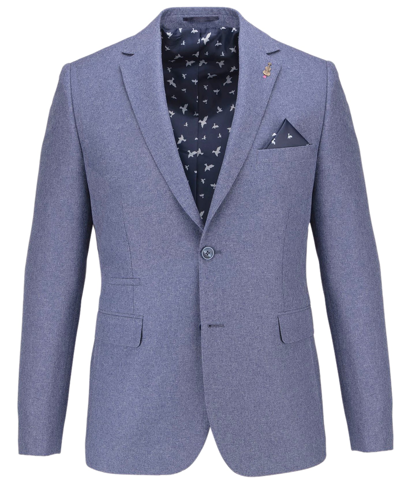 Classic Mid Blue Suit Blazer