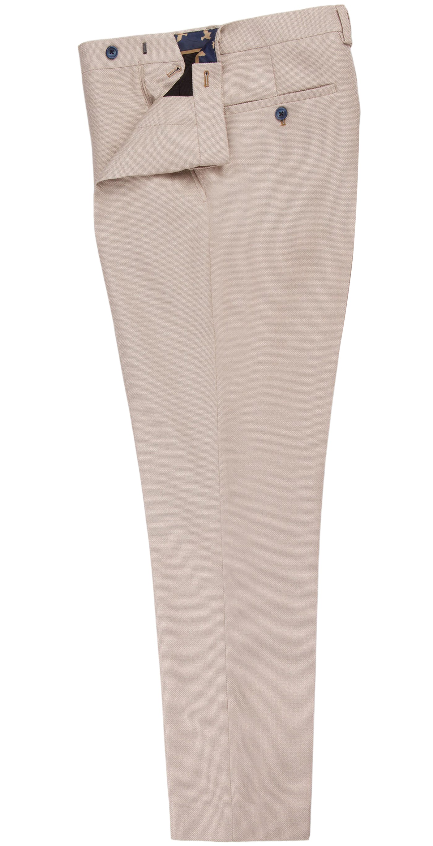 Stone Plain Smart Trouser