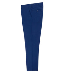 Textured Blue Trousers