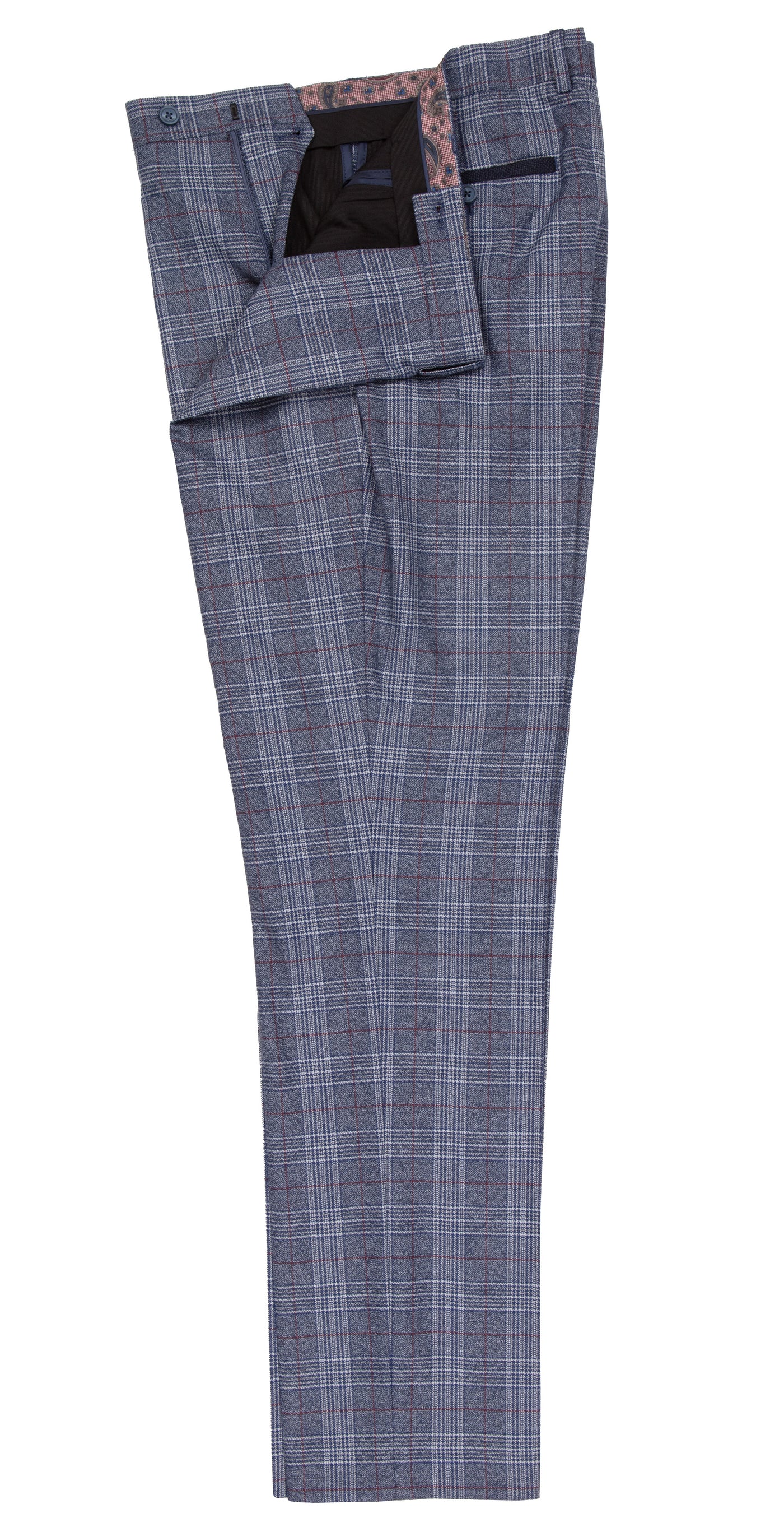 Men's Multi-Checked Trousers