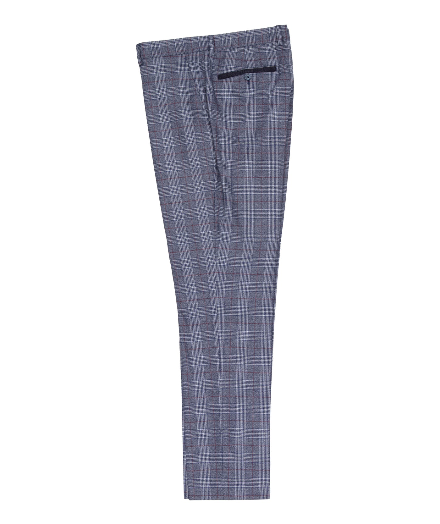 Men's Multi-Checked Trousers