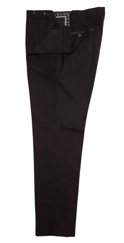 Men's Black Sleek Fit Trousers