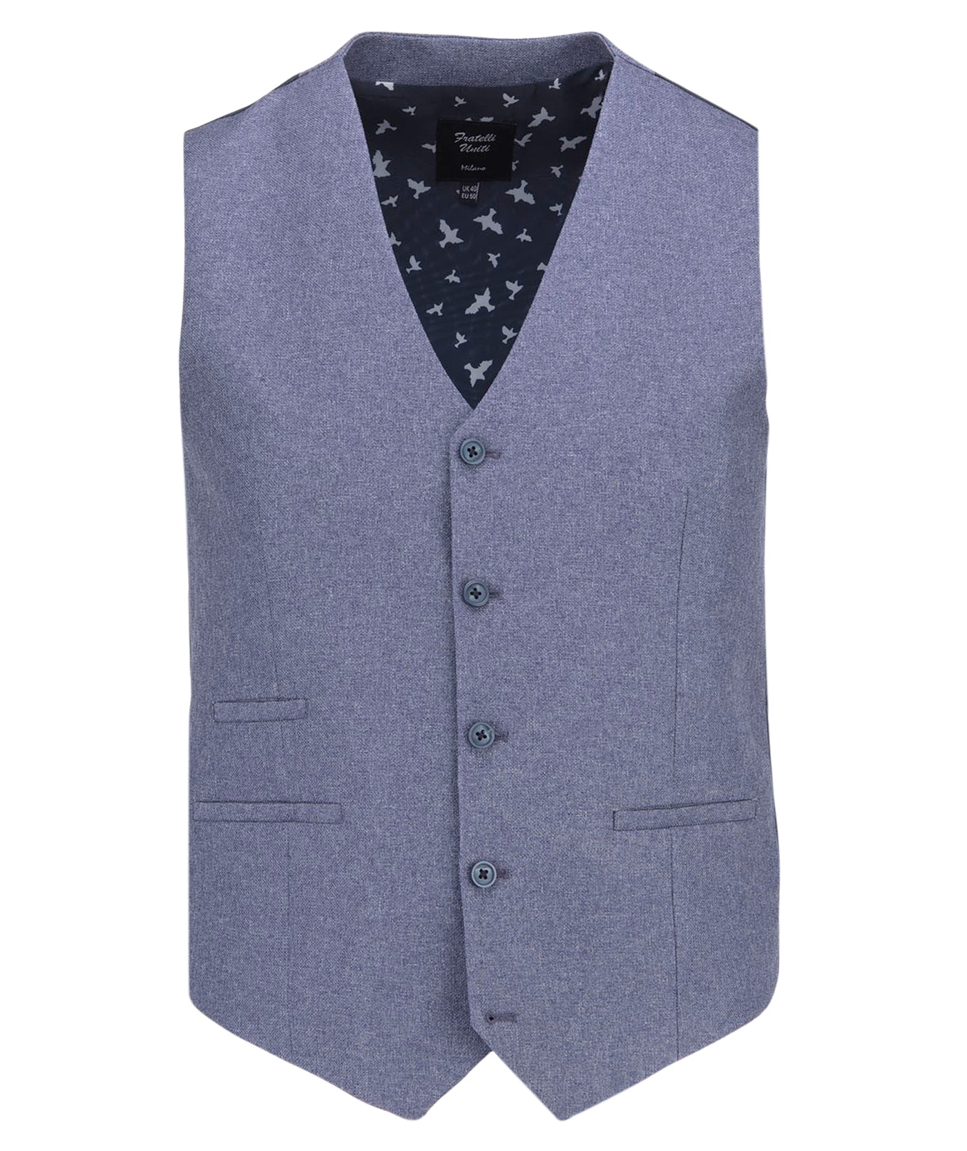 Giulio - Mid Blue Waistcoat