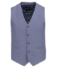 Classic Mid Blue Suit Waistcoat